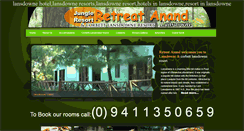 Desktop Screenshot of lansdowneresort.in